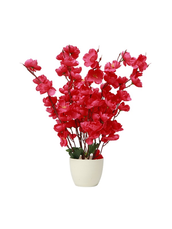 Floral-pot-planter-Red-Flowers
