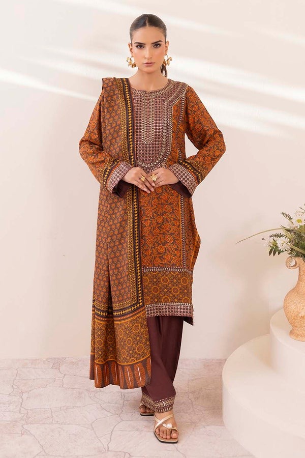 3-Piece-Unstitched-Embroidered-Raw-Silk-Printed-Suit-SP-52073