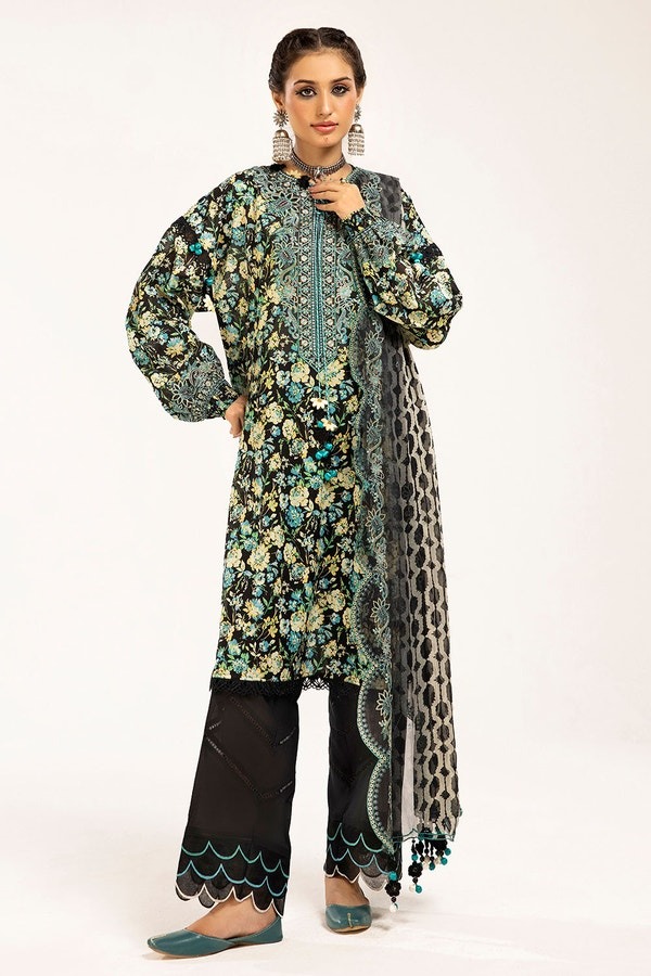 3-Piece-Unstitched-Printed-Lawn-Suit-with-Embroidered-Chiffon-Dupatta-BM-52045