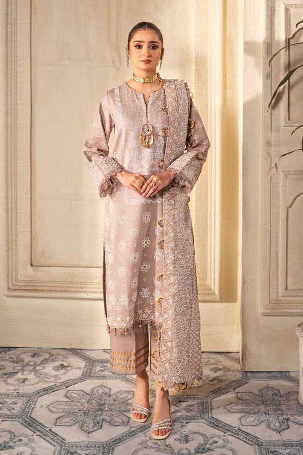 3PC-Foam-and-Gold-Printed-Lawn-Unstitched-Suit-CL-42169-A