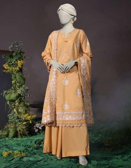 BEIGE-CAMBRIC-EMBROIDERED-3PC-STITCHED
