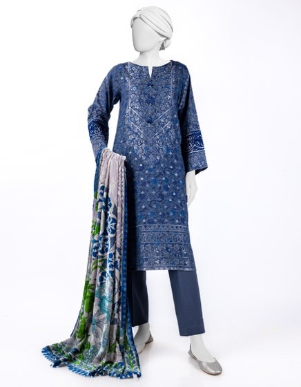 BLUE-JACQUARD-EMBROIDERED-3PC-STITCHED
