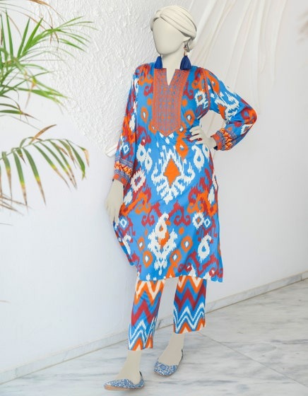 BLUE-LINEN-EMBROIDERED-2PC-STITCHED
