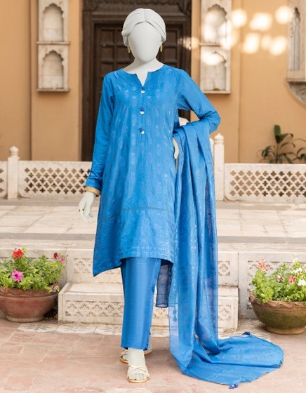 BLUE-RAW-SILK-3PC-STITCHED-JLAWN-S-23-407
