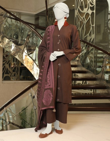 BROWN-DOBBY-STITCHED-3PC-JLAWN-S-24-120
