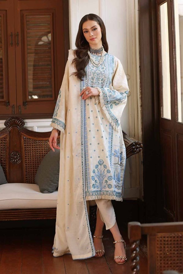 Dobby-Unstitched-Suit-with-Embroidered-Cotton-Net-Dupatta-PM-42030