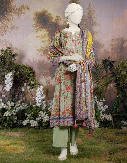 GREEN-LINEN-3PC-EMBROIDERED-STITCHED-JJPW-S-JPW-24-002
