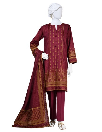 MAROON-LAWN-STITCHED-3PC-JLAWN-S-24-109
