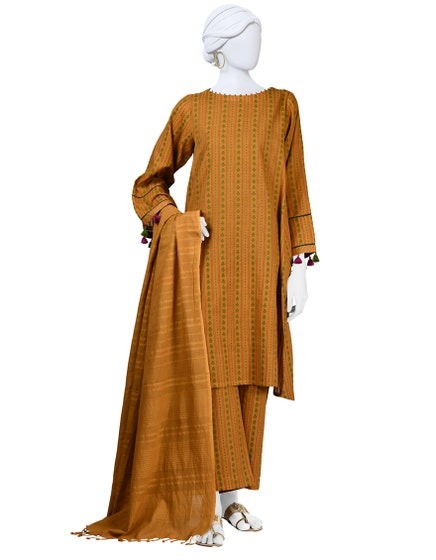 MUSTARD-TEXTURED-STITCHED-3PC-JLAWN-S-24-113
