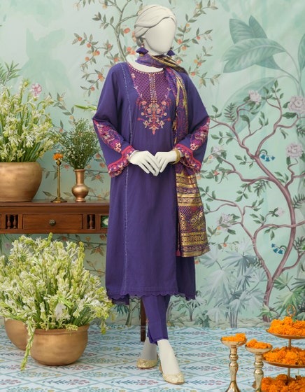 PURPLE-DOBBY-EMBROIDERED-3PC-STITCHED
