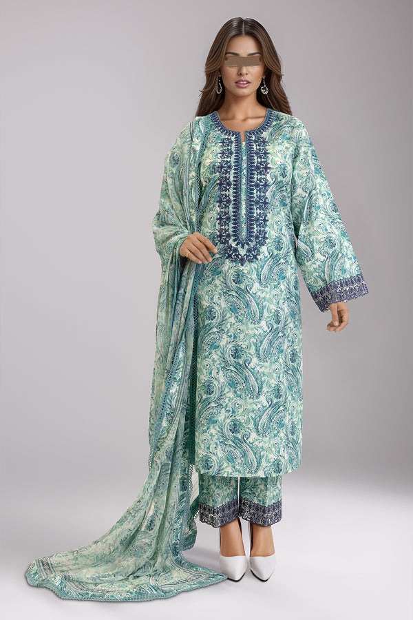 Unstitched-Embroidered-Lawn-3-Piece-With-Chiffon-Dupatta
