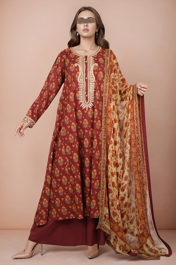 Unstitched-Embroidered-Lawn-3-Piece
