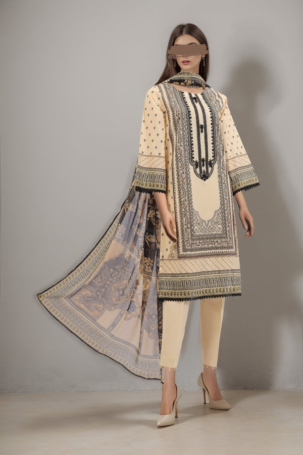 Unstitched-Printed-Emb-Lawn-3-Piece-with-Chiffon-Dupatta
