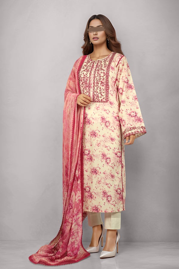 Unstitched-Printed-Embroidered-Lawn-3-Piece
