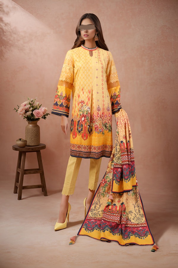 Unstitched-Printed-Khaddar-Shirt
