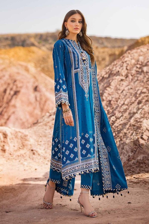 Unstitched-Suit-with-Zari-Embroidered-Lawn-Dupatta-CL-42052