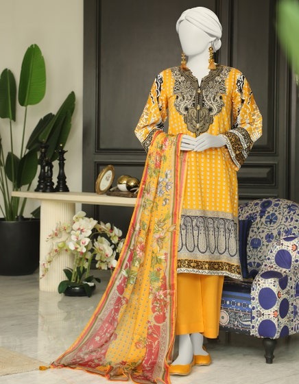 YELLOW-CAMBRIC-3PC-STITCHED-JLAWN-S-24-016
