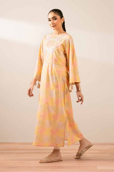 Printed-Embroidered-Dress-FS25-34-FUSTAN