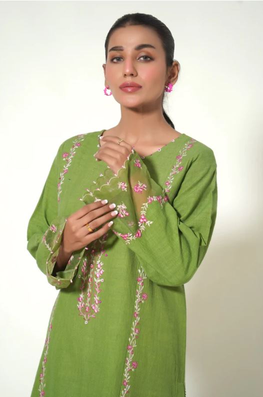 Unstitched-1-Piece-Embroidered-Khaddar-Shirt
