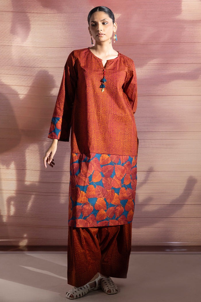 Peepal-Leaf-Co-Ord-Set-W25B1129-Red-8