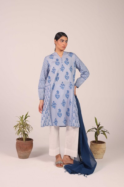 Pleated-Chintz-Whisper-Kurta-S25W8193-Pink-10