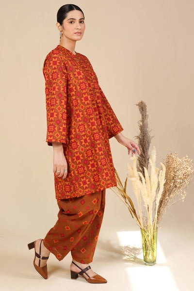 Printed-Woven-Stories-Duo-Set-W25B1134-Brown-8