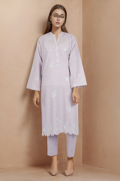 Solid-Embroidered-Lawn-Jacquard-Stitched-2-Piece-Shirt-Trouser
