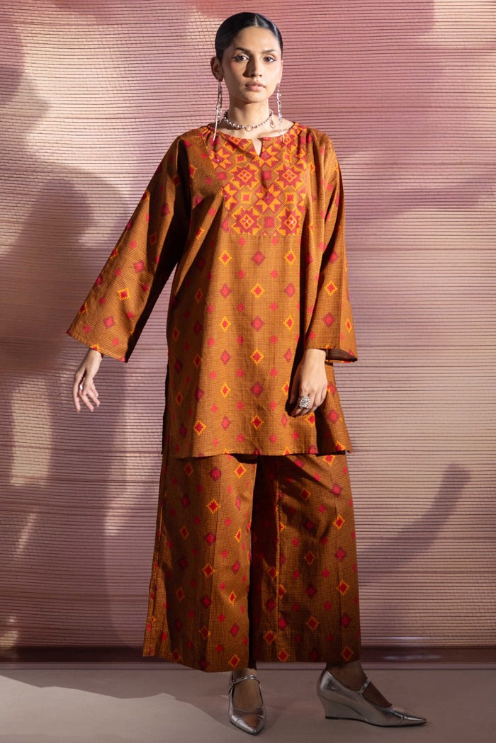 Woven-Stories-Printed-Set-W25B1148-Brown-8