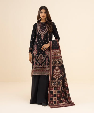 3-PIECE-EMBROIDERED-RAW-SILK-SUIT