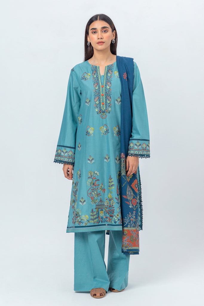 Balmy-Blue-Embroidered-3P-Cambric