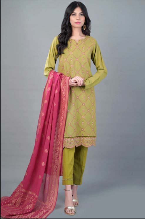 Unstitched-3-Piece-Embroidered-Khaddar-Suit

