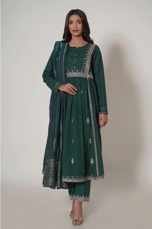 Unstitched-3-Piece-Embroidered-Yarn-Dyed-Suit