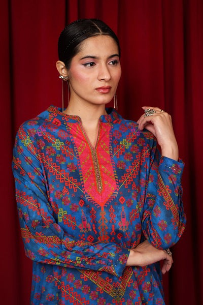 Array-Jigsaw-Kurta-W24W3181-Blue-8