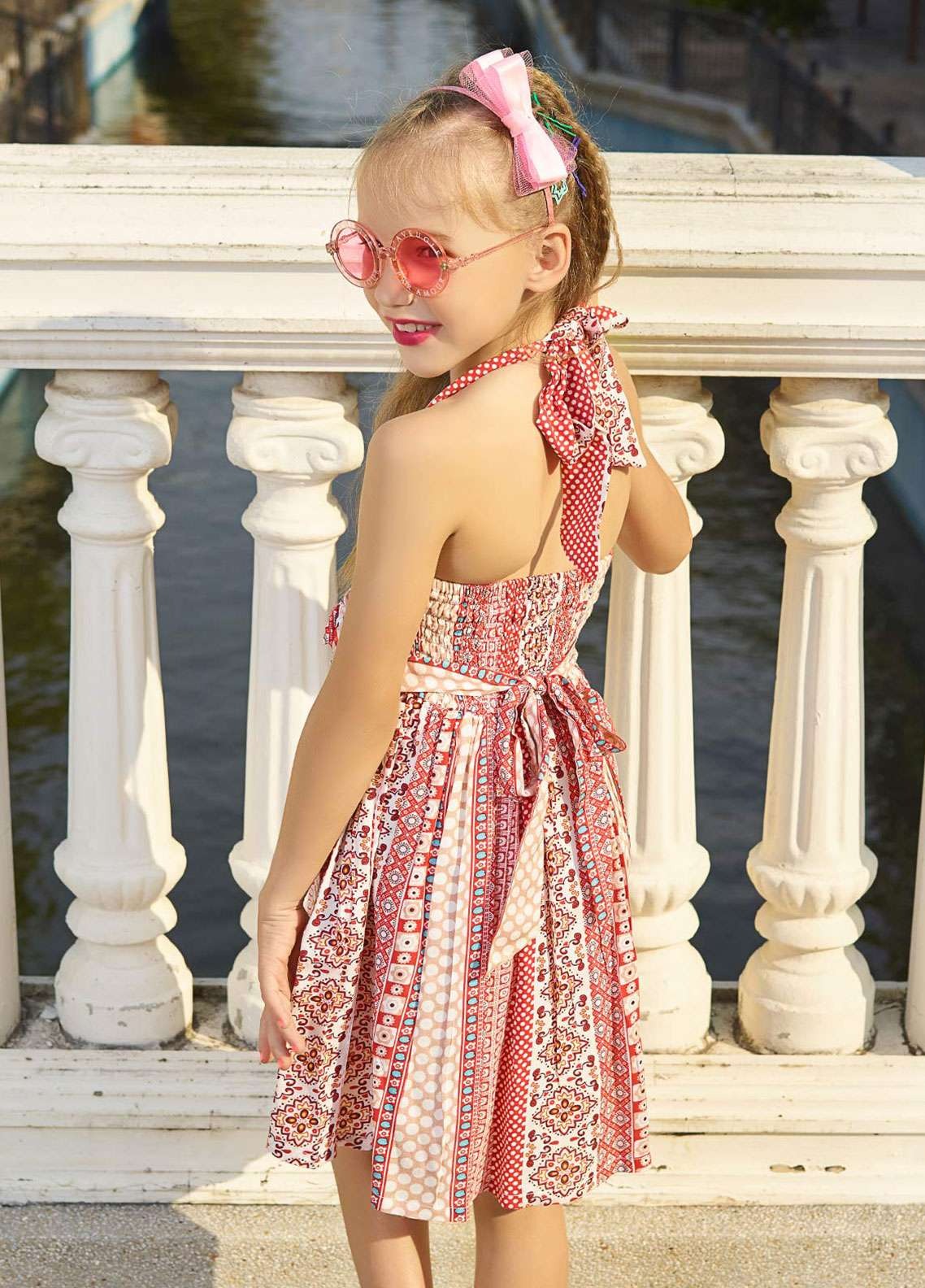 Girl's Red Frock - EGTFW18S-039