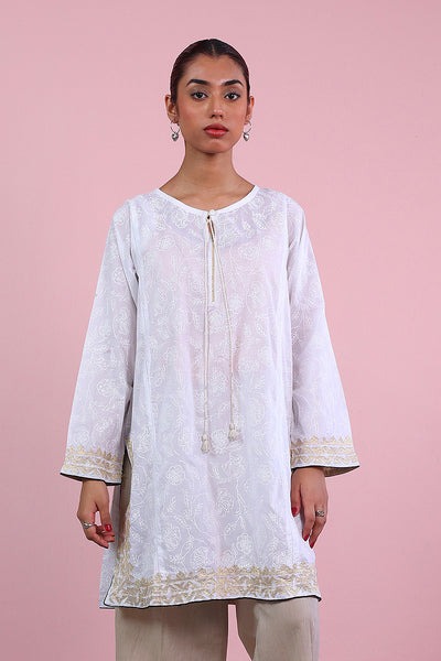Kausar-Screenprinted-Kurti-S24C5148-White-8