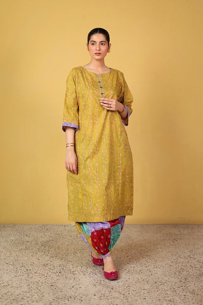 Rangeela-Surkh-Saaz-Kurta-S25W8262-Yellow-8