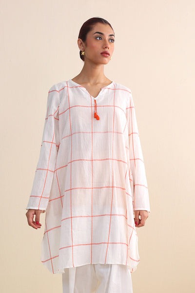Shatranj-Crinkled-Kurta-S24B4588-Orange-10