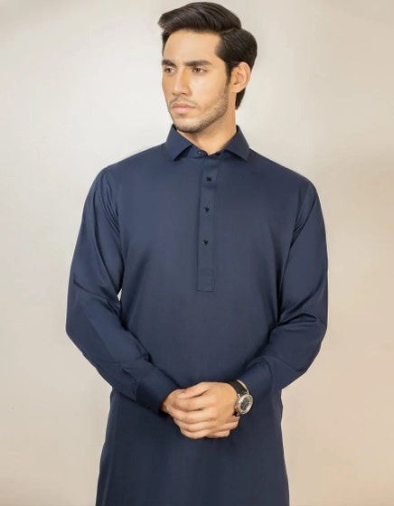 AUCKLAND-NAVY-BLENDED-KAMEEZ-SHALWAR
