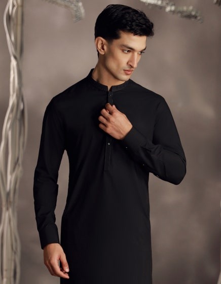 BLACK-BLENDED-KAMEEZ-SHALWAR-JJKS-A-33019
