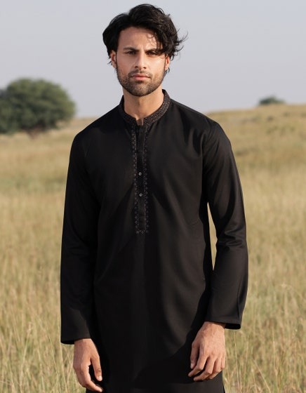 BLACK-BLENDED-KAMEEZ-SHALWAR-JJKS-A-34896
