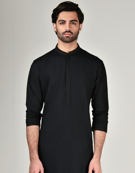 BLACK-BLENDED-KAMEEZ-SHALWAR-JJKS-S-32977
