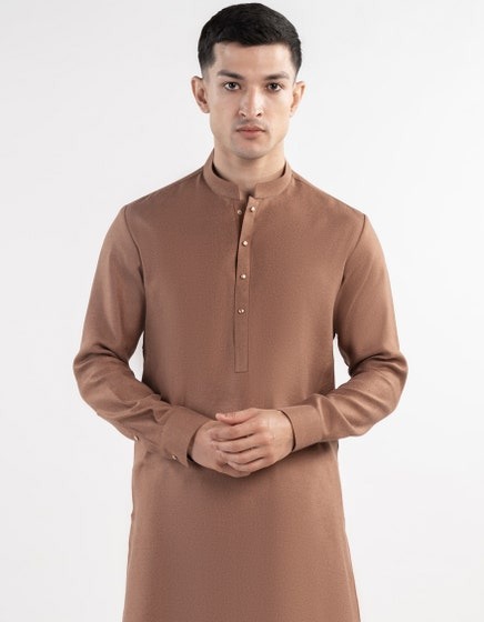 BROWN-BLENDED-KAMEEZ-SHALWAR-JJKS-W-33255
