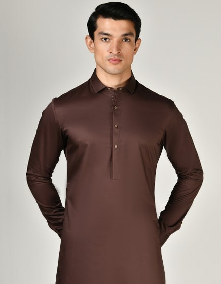 BROWN-COTTON-KAMEEZ-SHALWAR-JJKS-A-32991
