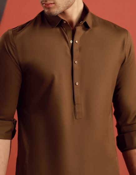 CAMEL-BROWN-BLENDED-KAMEEZ-SHALWAR-JJKS-W-34842
