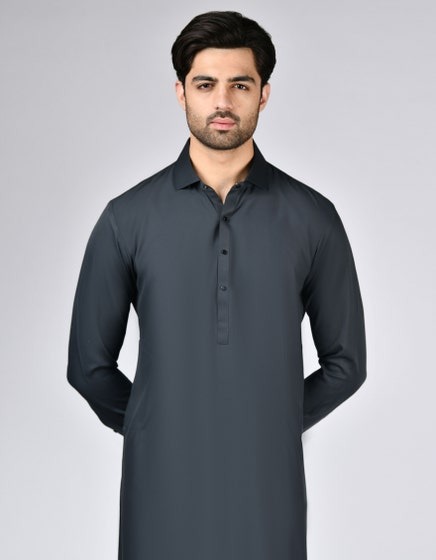 CHARCOAL-GREY-BLENDED-KAMEEZ-SHALWAR-JJKS-W-33104
