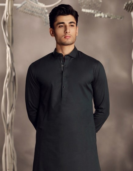 DARK-GREEN-COTTON-KAMEEZ-SHALWAR-JJKS-A-33017
