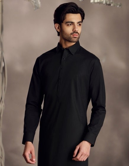 DARK-GREEN-COTTON-KAMEEZ-SHALWAR-JJKS-A-33024
