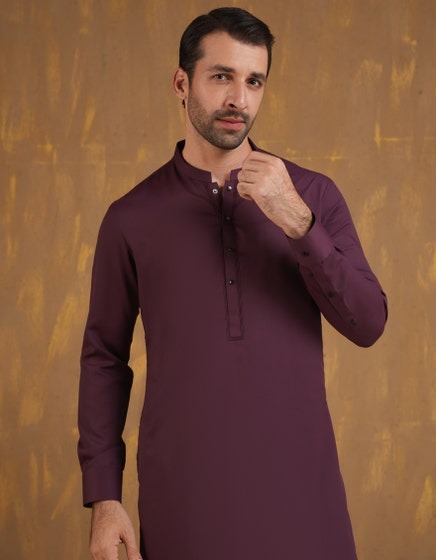 MAROON-BLENDED-KAMEEZ-SHALWAR-JJKS-A-90502
