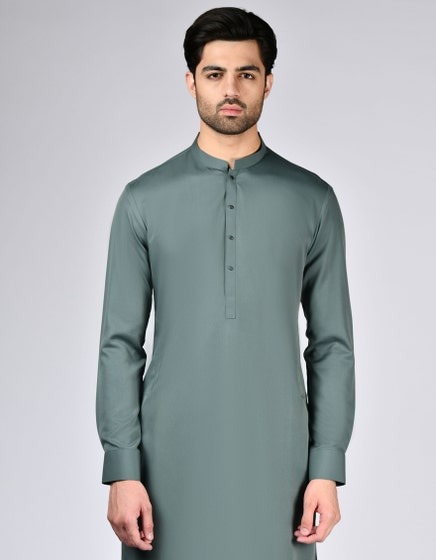 MINT-GREEN-BLENDED-KAMEEZ-SHALWAR-JJKS-W-33107
