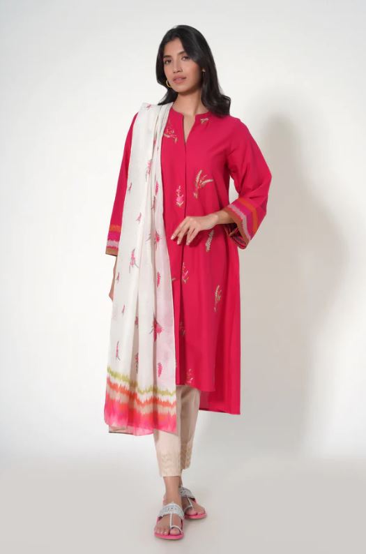 
Stitched-2-Piece-Cambric-Embroidered-Suit4